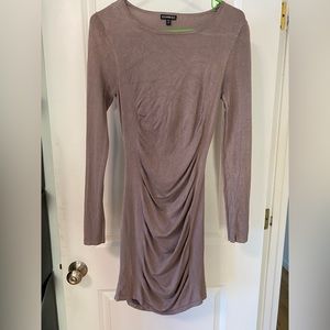 Express Knit Tan Dress